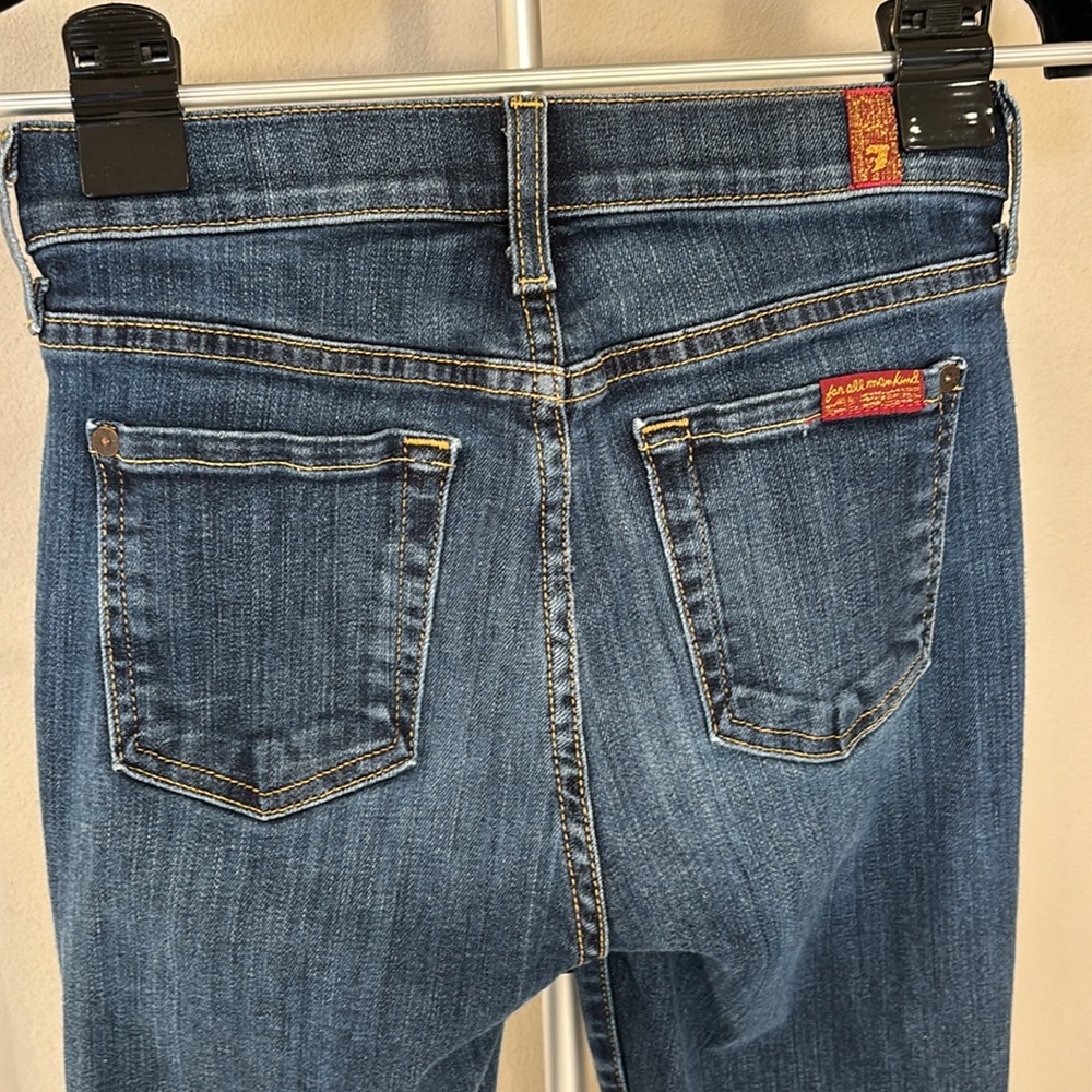 7 for all mankind “the skinny” jeans. Size 24 waist - Picture 5 of 7